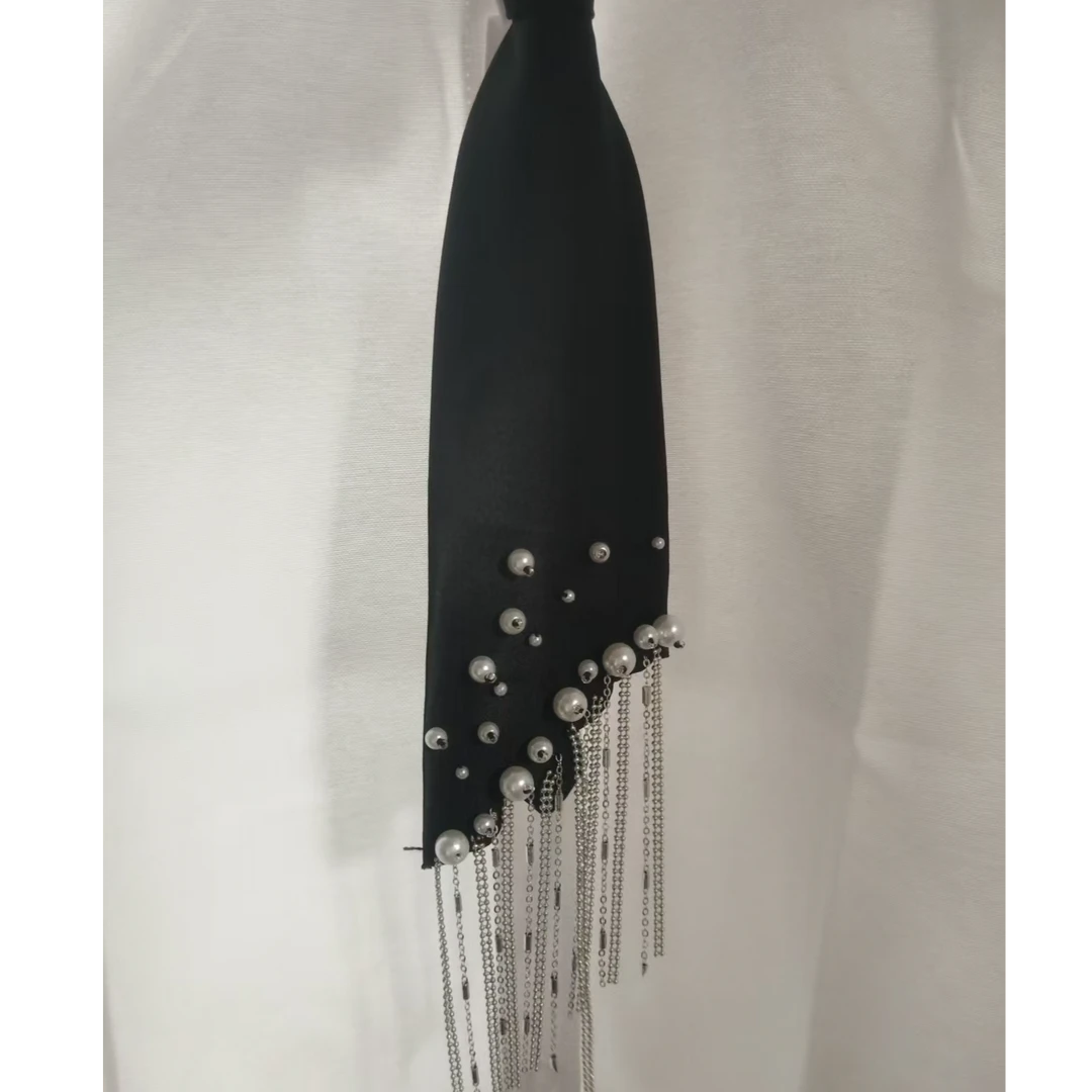 流苏钉珠领带 设计感儿童礼服艺桐轩儿童潮服