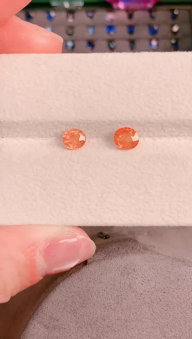 未镶嵌珠宝半成品石榴石（芬达石）2.35ct