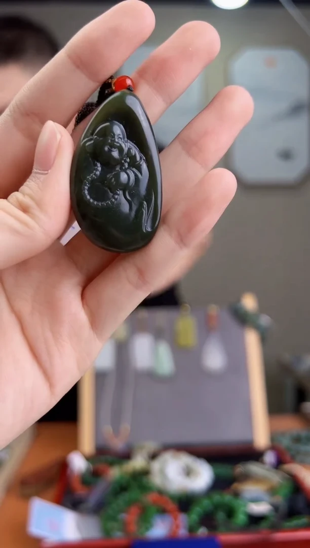 颈饰未镶嵌和田玉多样性发货 拍一单发一个