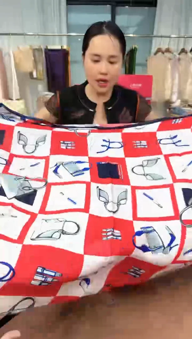 桑蚕丝432号六号直播价桑蚕丝羊绒围巾披肩