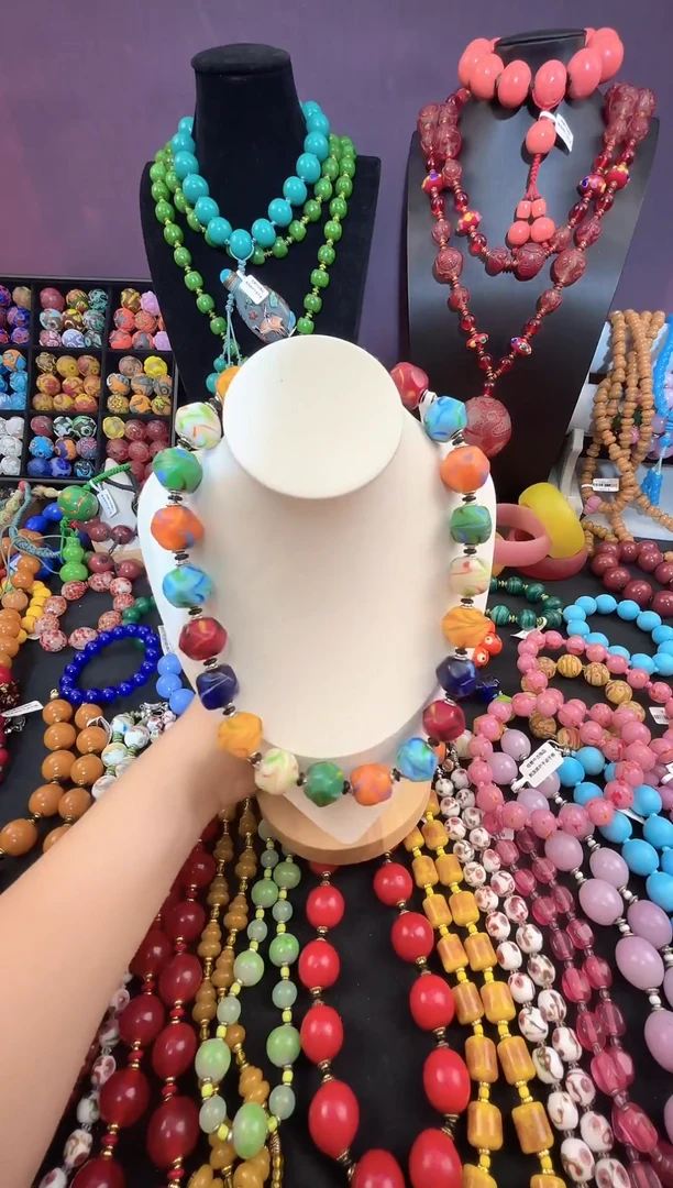 DIY玻璃经典时尚琉璃项链