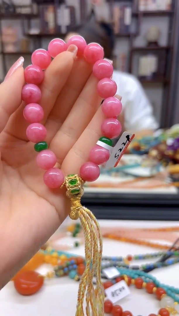 【闪购商品】菱锰矿（红纹石）手链未镶嵌S221