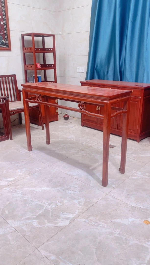 花梨木类成套家具刺猬紫檀128条案