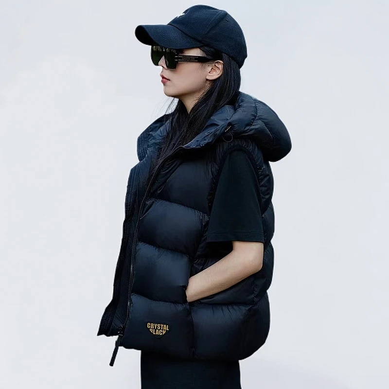 马甲黑钻5.0三色订制版90轻奢男女同款羽绒服-WS