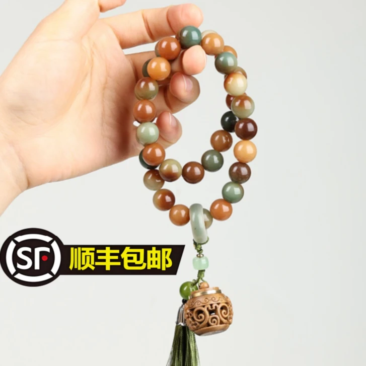 敦煌菩提精美多圈手串带挂饰MK690