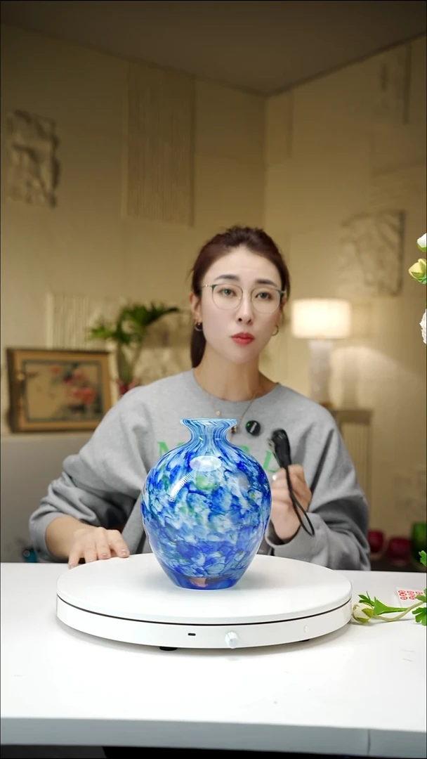 手工艺品琉璃莫奈花园设计款花器