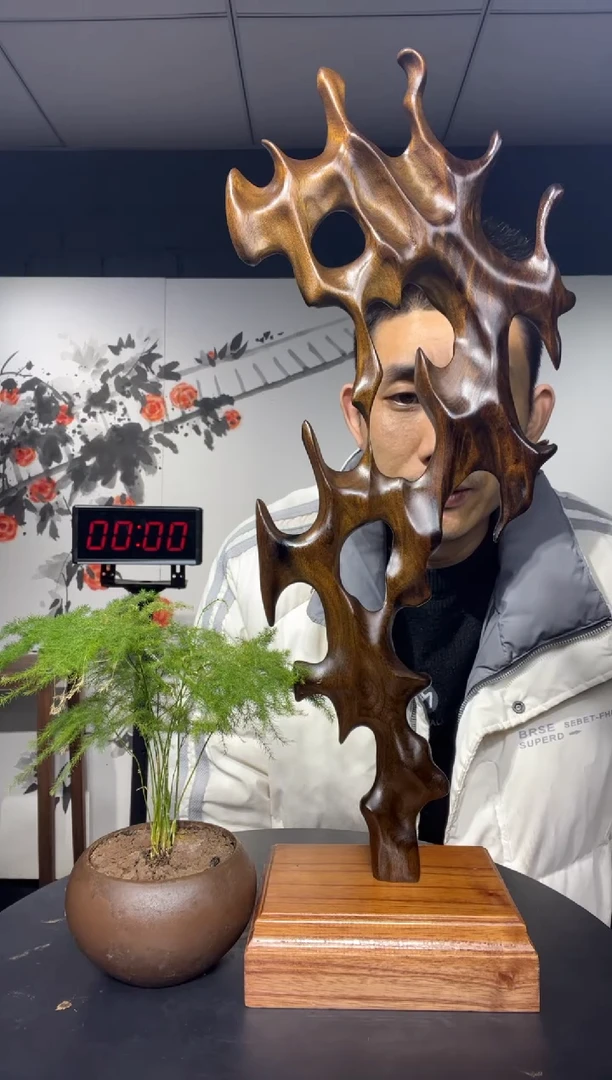 【闪购商品】金丝楠木雕金丝楠木工艺品摆件