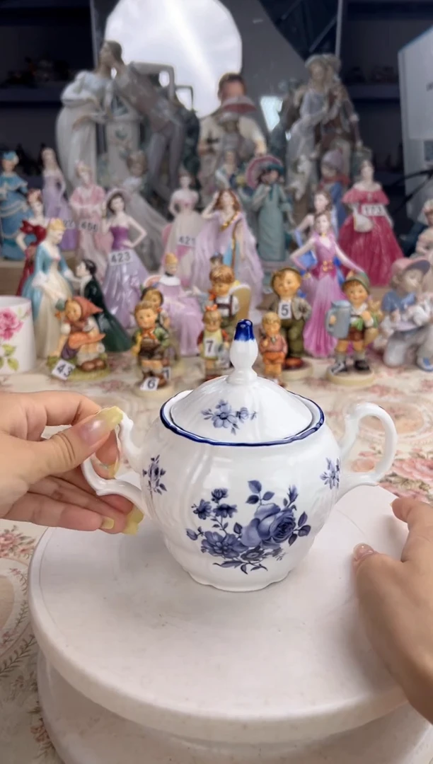 杯2 蓝玫瑰 糖罐