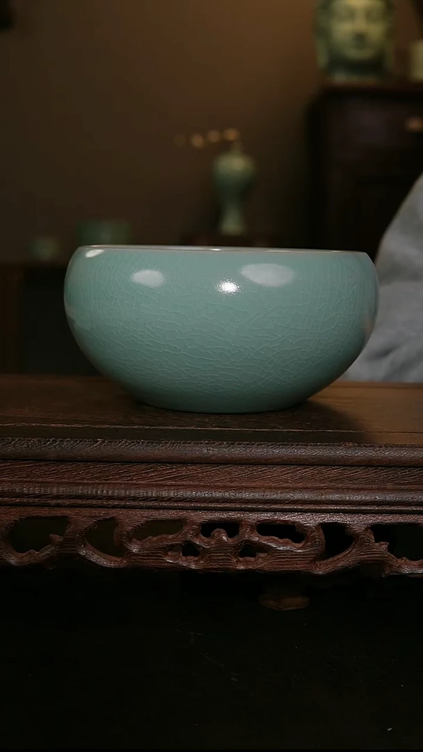 摆件仿古手工钵盂洗