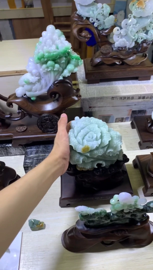 未镶嵌摆件翡翠用****3翡翠摆件