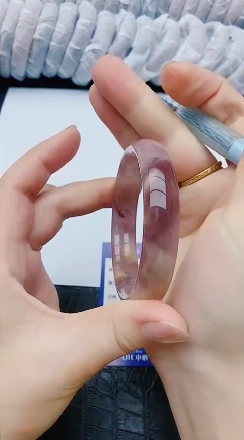 未镶嵌手镯石英质玉z214+60-61