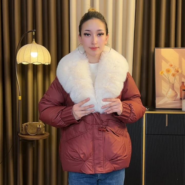 25123轻奢短款棉服厚款加厚加绒加厚款时尚网红棉衣保暖