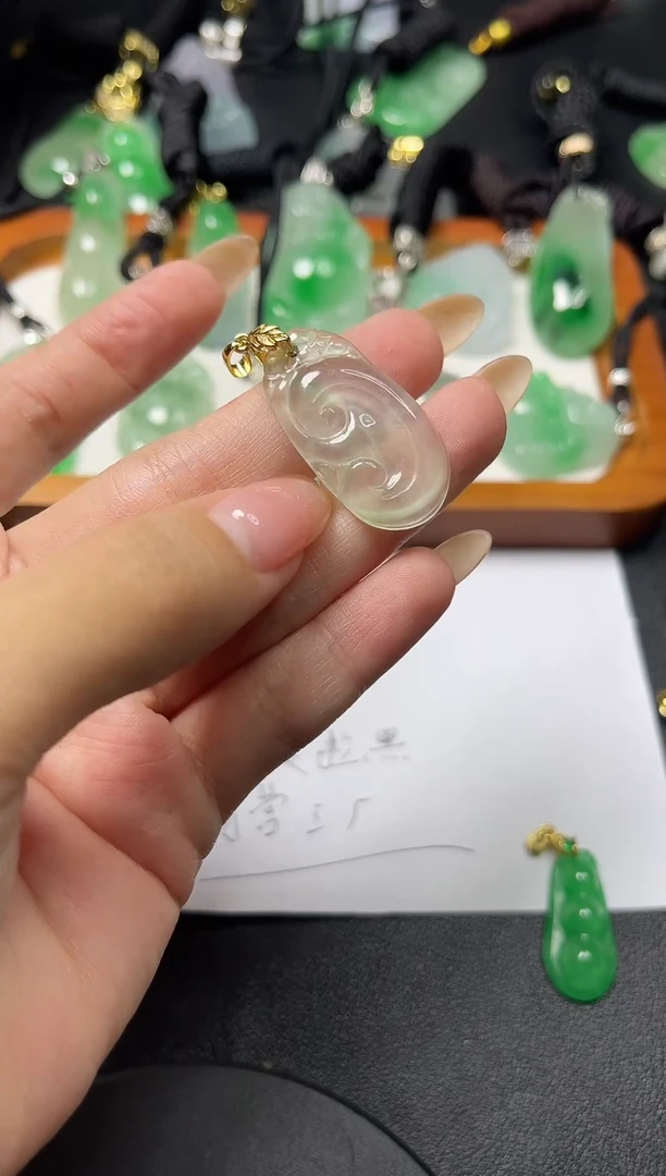 颈饰未镶嵌翡翠所见即所得   一图一物
