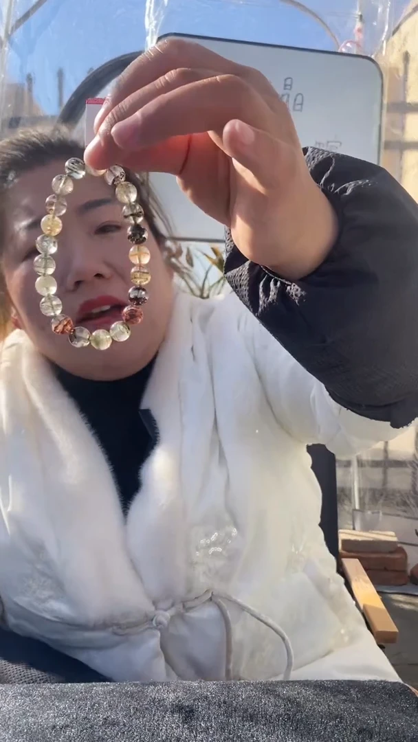 【闪购商品】水晶手串未镶嵌幽灵9m串D546