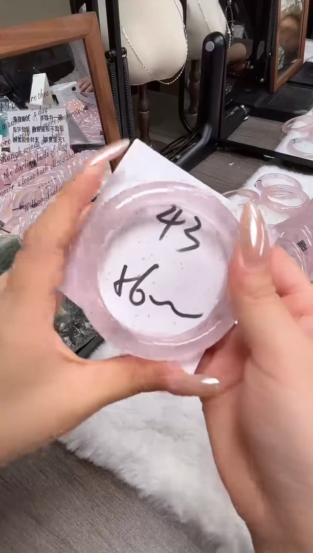 未镶嵌手镯水晶43粉水(清仓默认微瑕不扣细节)