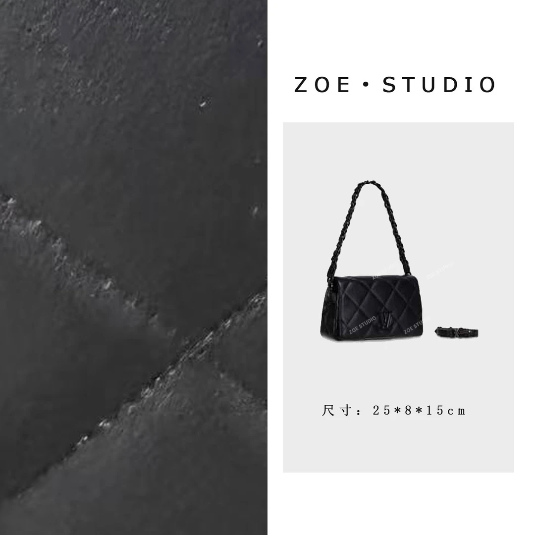 【佐伊甄选】GQ-89503-黑色轻奢女士时尚潮流通勤腋下斜包