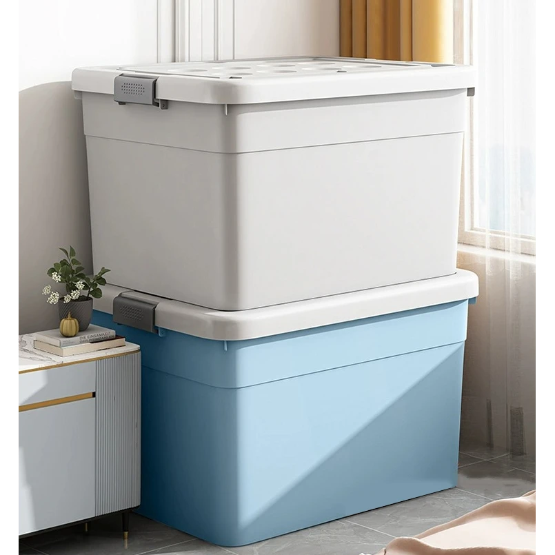 橱明星收纳箱家用加厚特大号塑料箱子整理筐衣服衣物超大容量储物