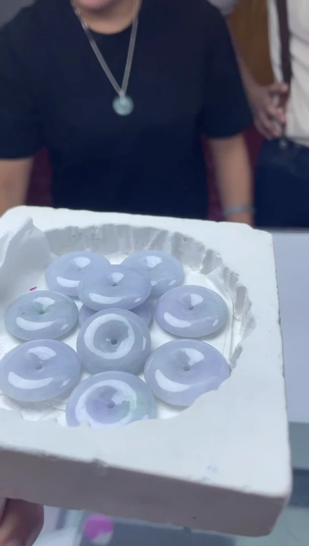 【石头说】严选-天然A货翡翠-平安扣-多样性发货发一件-PQGJ629