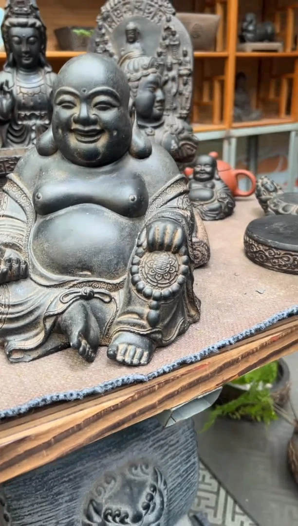 陶土【火山泥】大肚佛