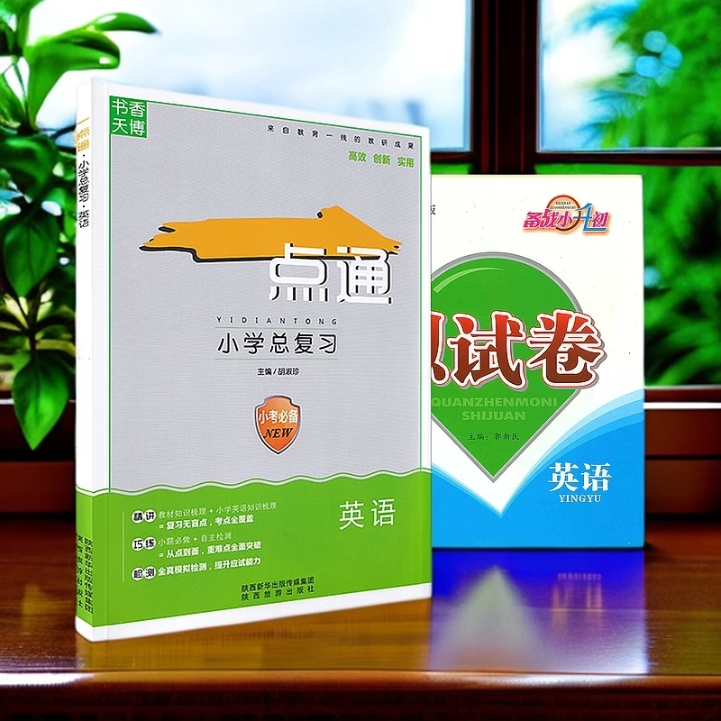 现货小学总复习英语陕旅版分类资料小升初总复习一点通全真模拟卷