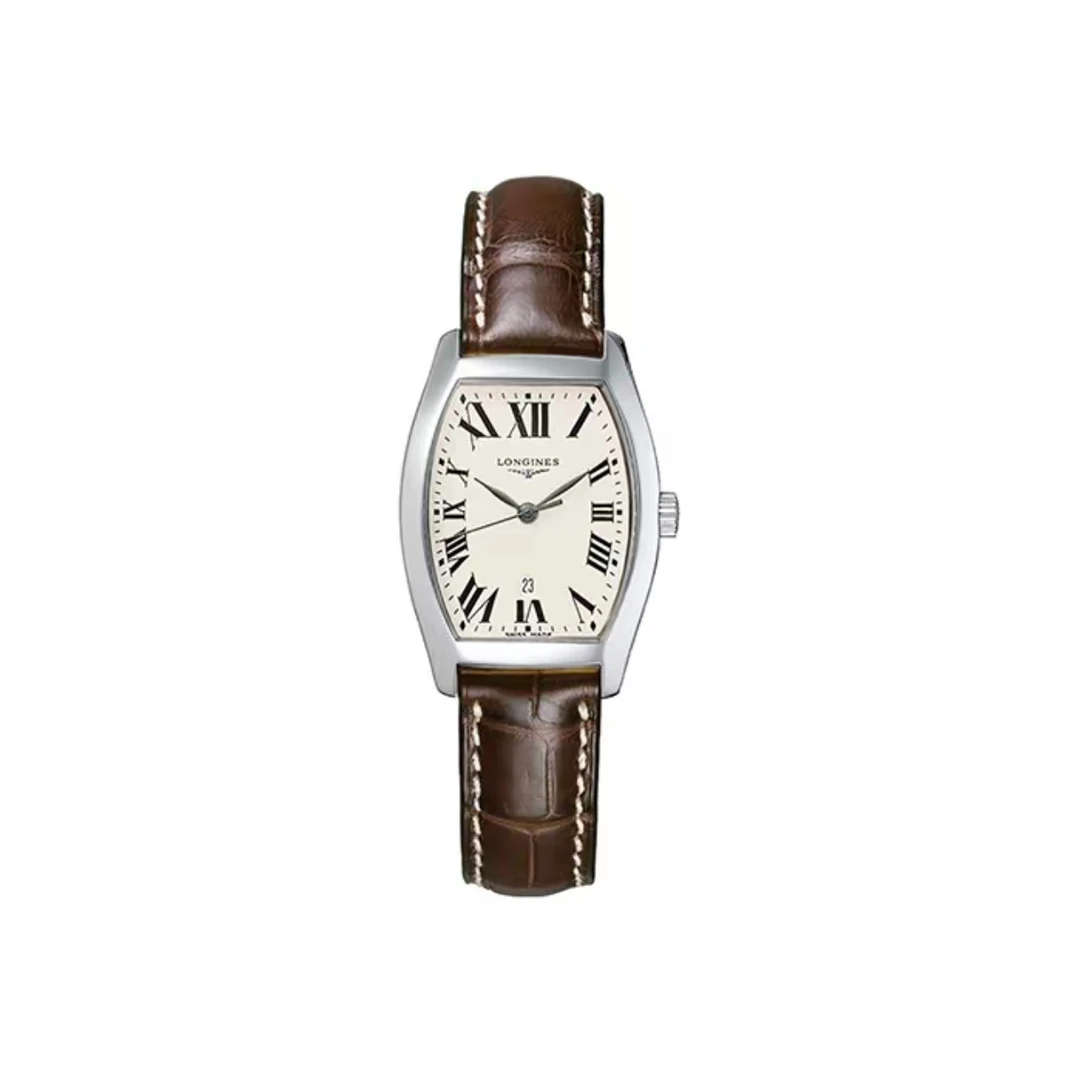 99新 Longines/浪琴 典藏系列26*30.6mm石英皮带L2.155.4.71.5