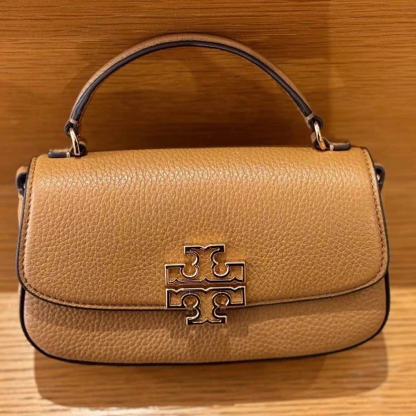 TORY BURCH 汤丽柏琦磁扣开合顶部单肩斜挎手提包149645-221