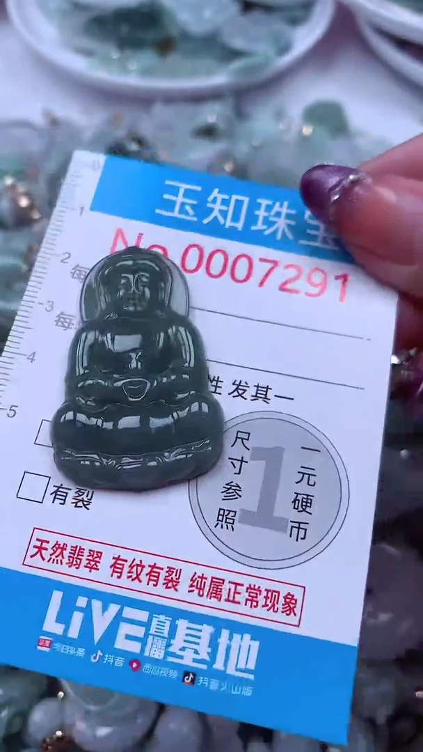 翡翠未镶嵌吊坠(不含链)7291