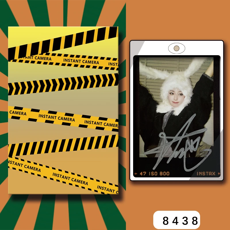 D8438【迪丽热巴】 正品拍立得照片 黑金