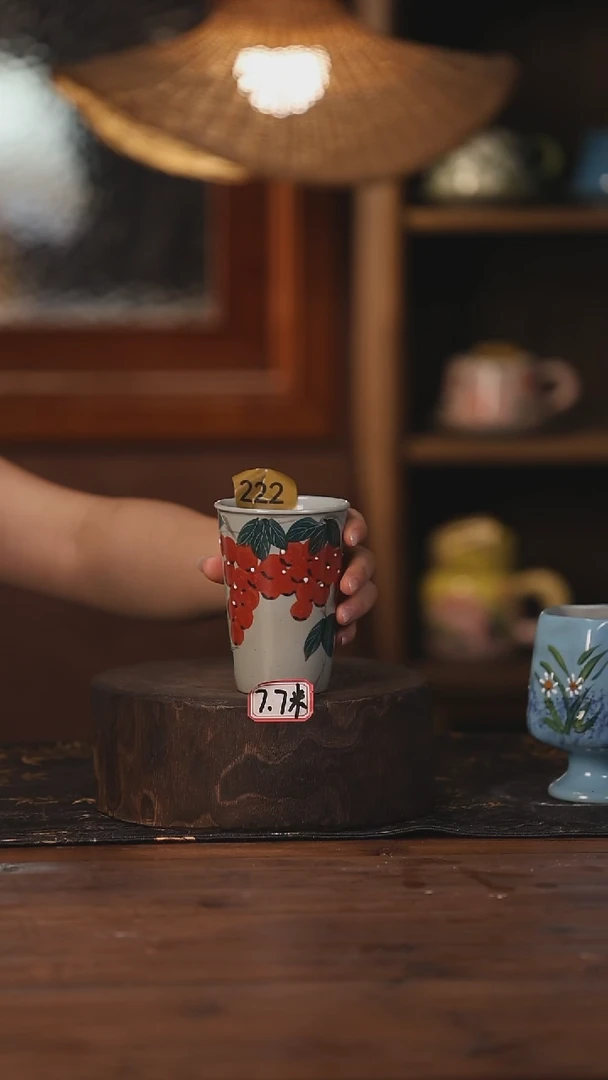 陶瓷景德镇高温釉下手绘陶瓷222