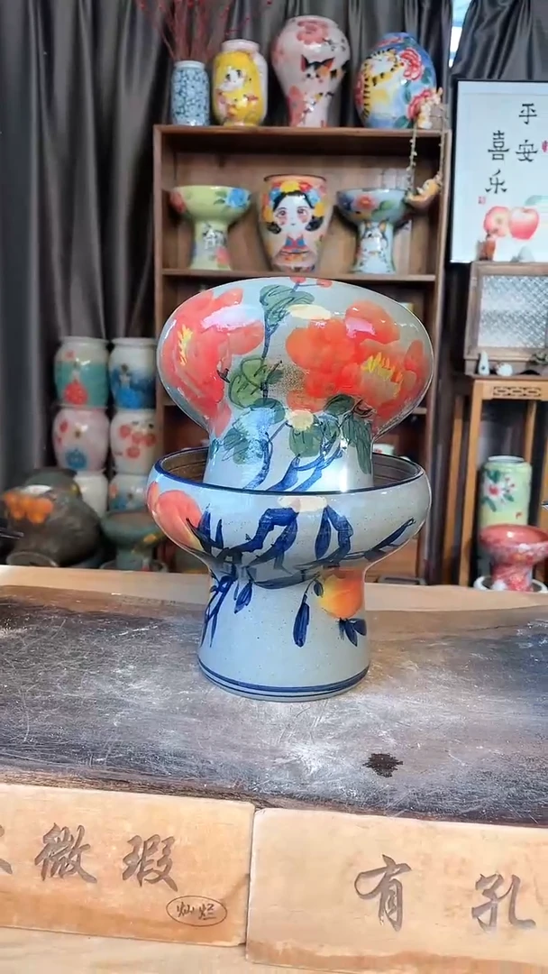 【闪购商品】摆件21-48口17高14  二个