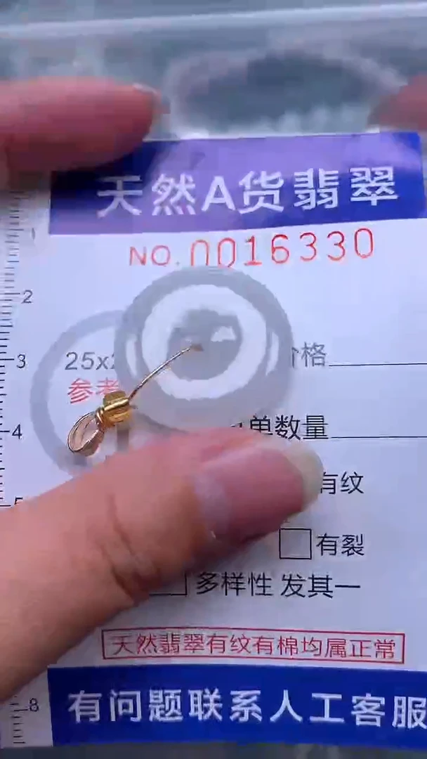 吊坠(赠链)未镶嵌翡翠1