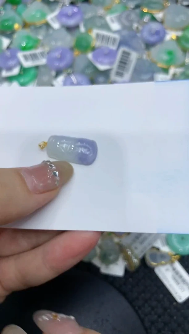 【闪购商品】翡翠颈饰18K金镶嵌222222222