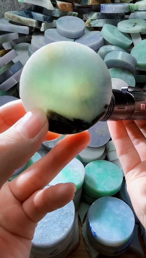 裸石翡翠天然翡翠A货玉 南 043