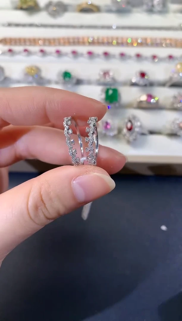 【闪购商品】钻石戒指18K金镶嵌多样性发其一S32|2999