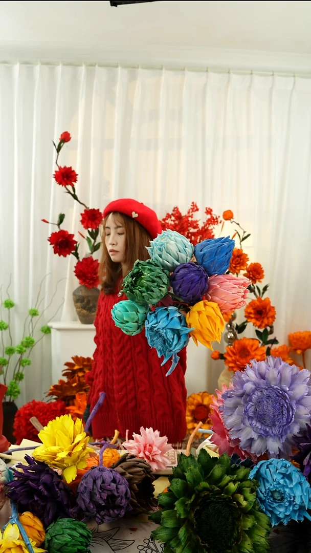 永生洋蓟 霸王花9个头混搭【微瑕】A65