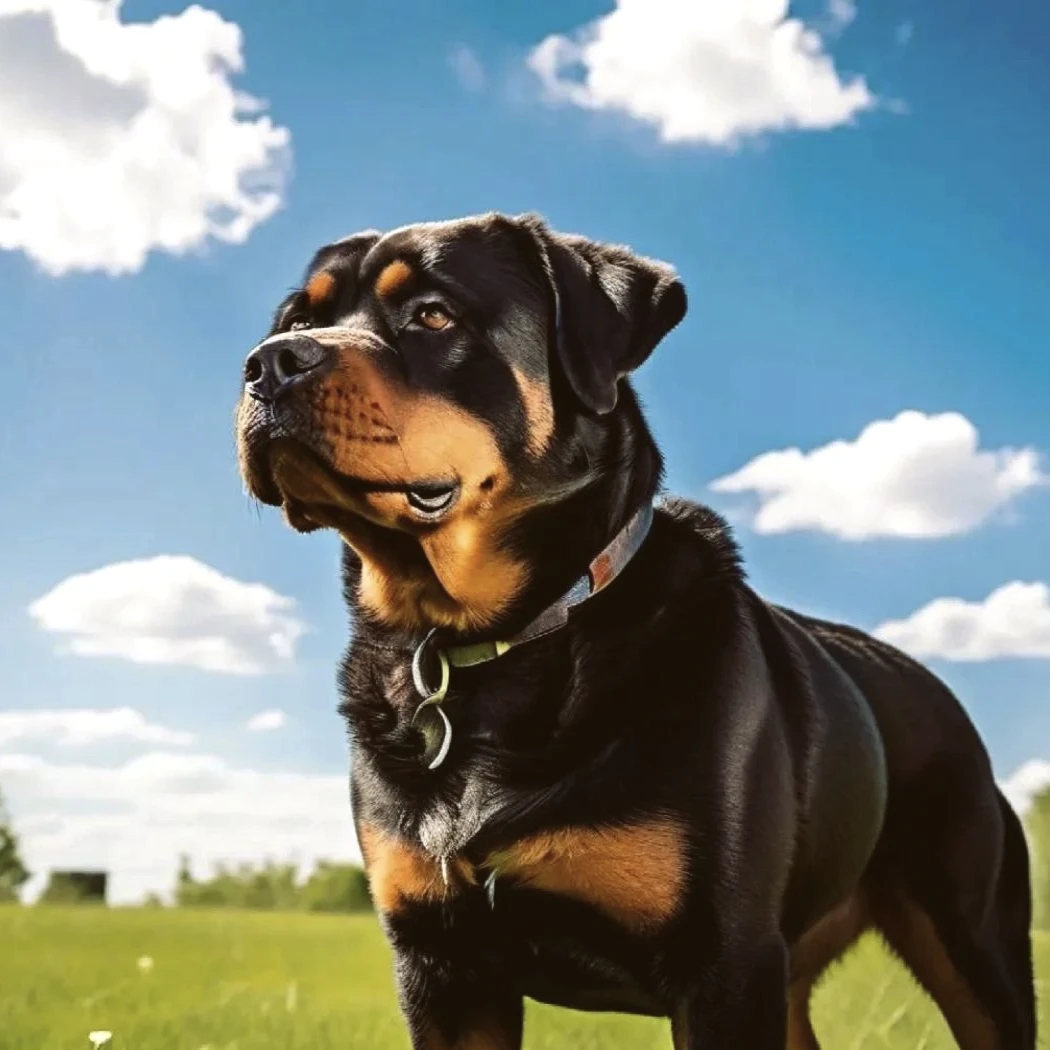 罗威纳高级宠物伴侣犬大型犬宠物看家护院陪伴 聪明护主 性格温顺
