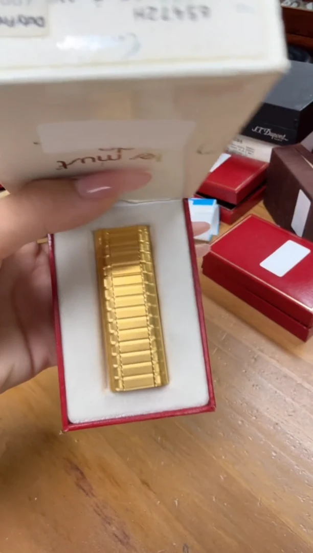 纯铜36 k家金色竹节 原盒
