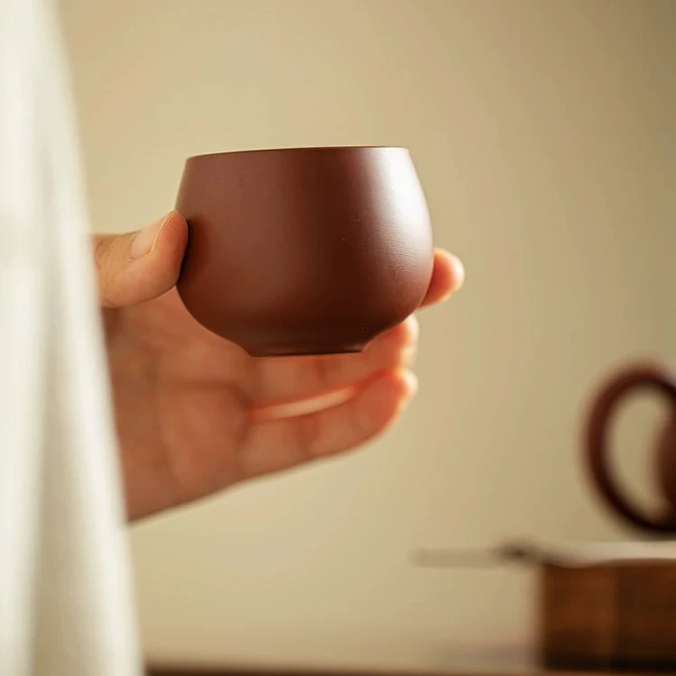 SD叁禾茶具老紫泥客杯＋卡盒＋珍珠棉G    4197