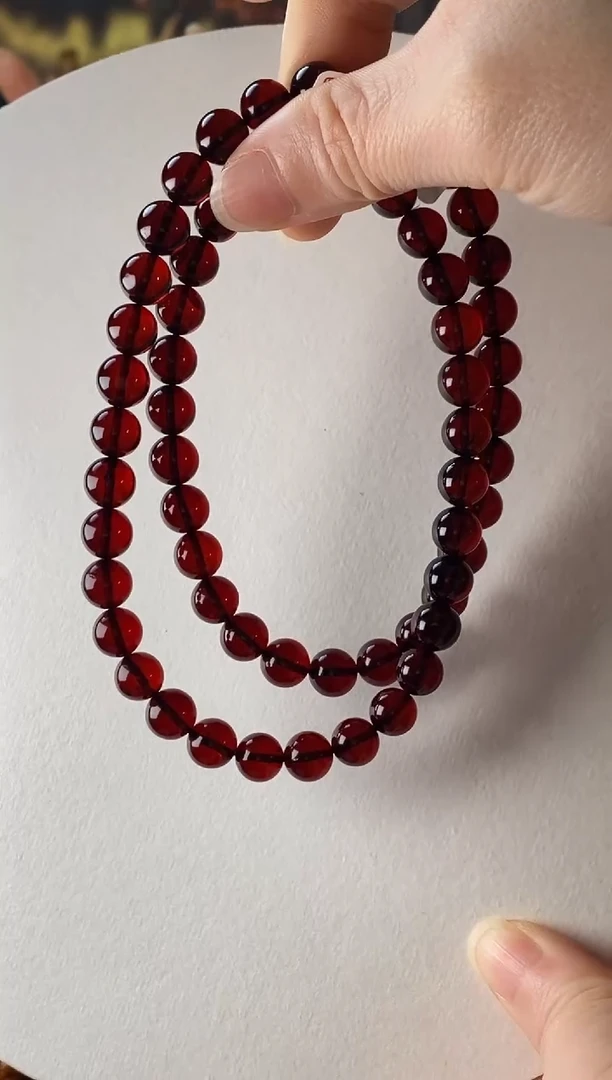 【闪购商品】琥珀颈饰未镶嵌血珀妈妈链8+ 