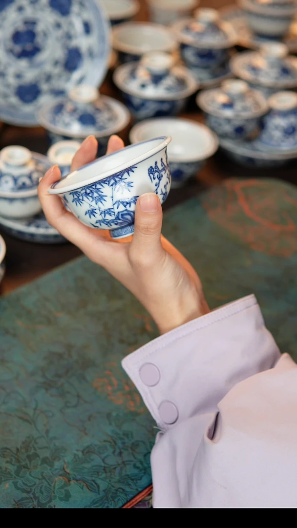 其他陶瓷岁寒三友松竹梅