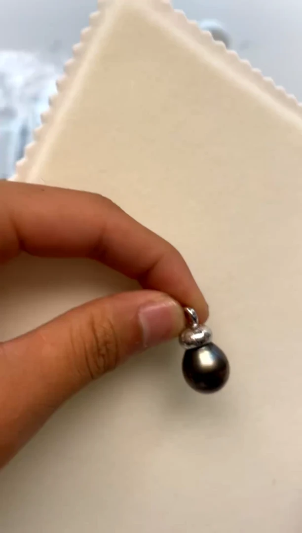 颈饰银S925镶嵌海水珍珠