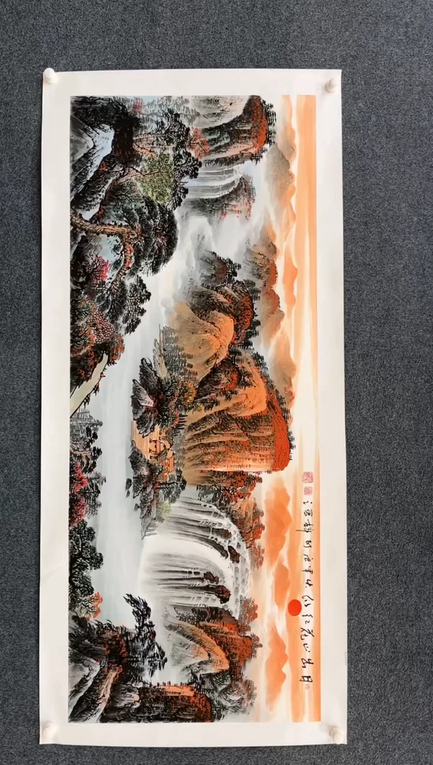 【闪购商品】国画2.25艺术馆颜新辉六尺26/