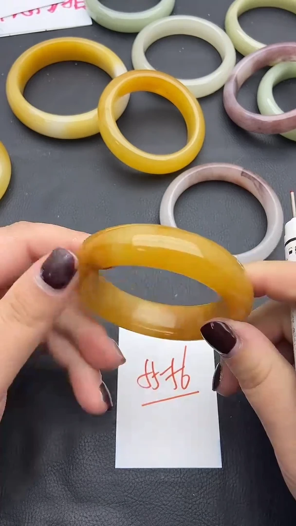 未镶嵌手镯石英质玉瑕疵220+55/56