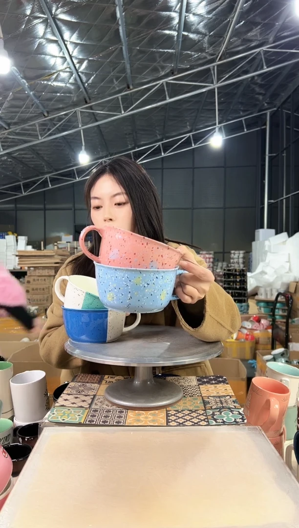 【闪购商品】杯高温釉下彩陶瓷1