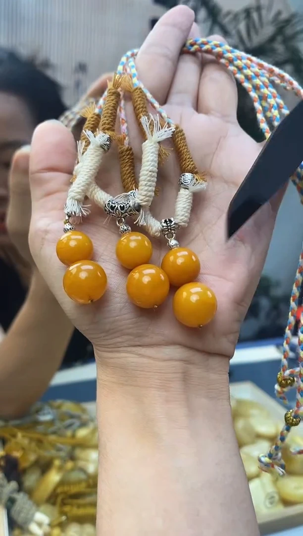 未镶嵌琥珀裸石琥珀蜜蜡锁骨链多样性发一