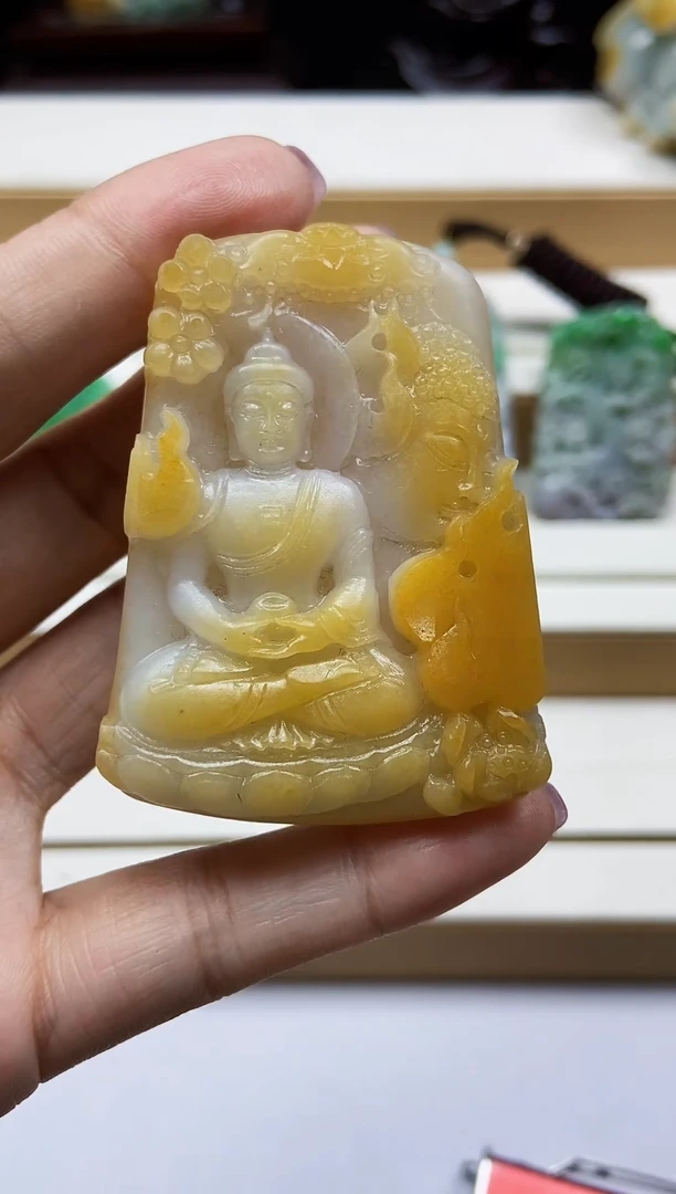 未镶嵌挂件翡翠翡翠A货
