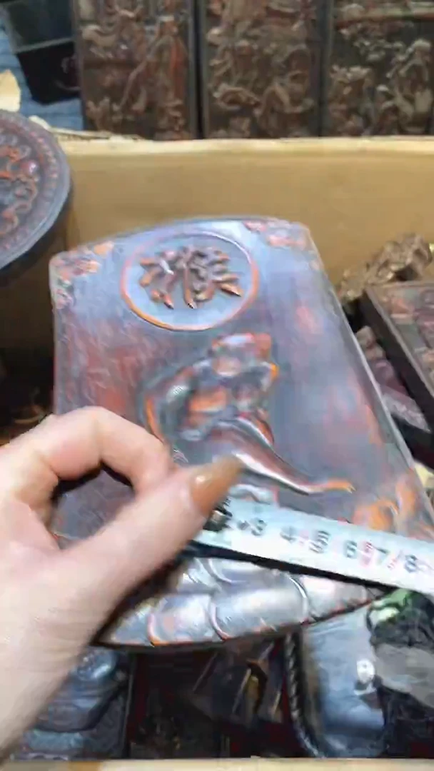 木紫檀雕刻一物一拍