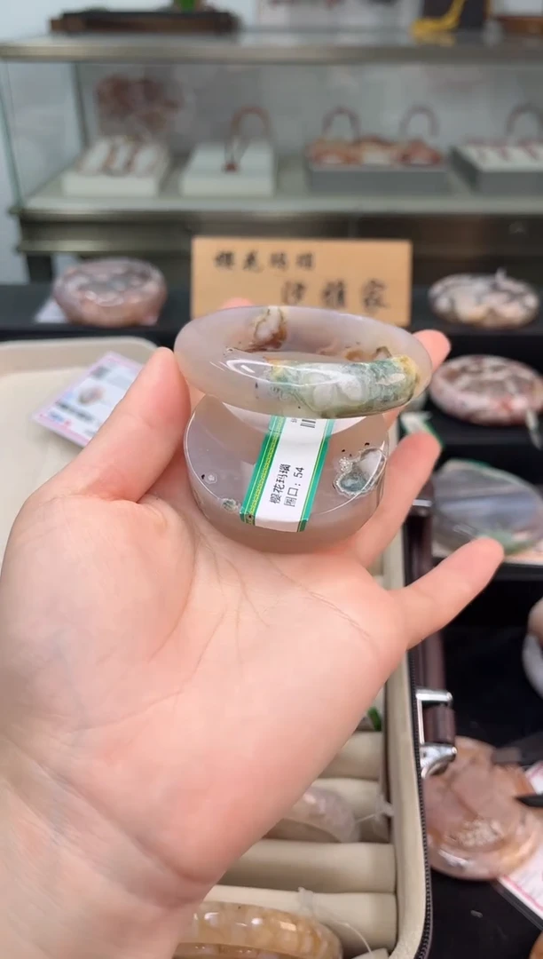 未镶嵌手镯石英质玉54圈口（赠品镯心）6648614