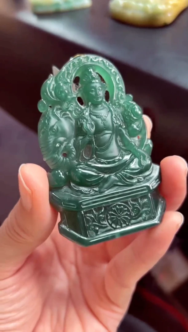 吊坠(不含链)未镶嵌翡翠11