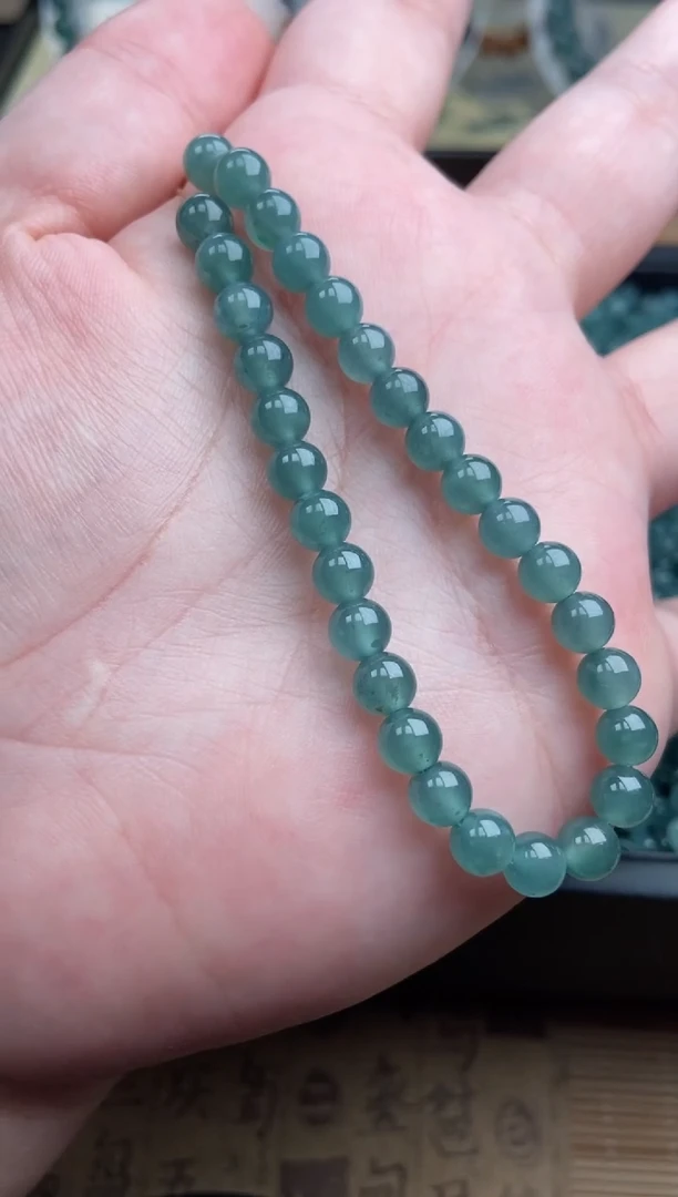 【闪购商品】翡翠手链未镶嵌多样性发货30颗卡6